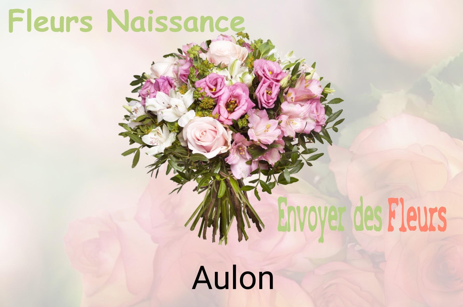 Bouquet de fleurs de naissance livré à Aulon